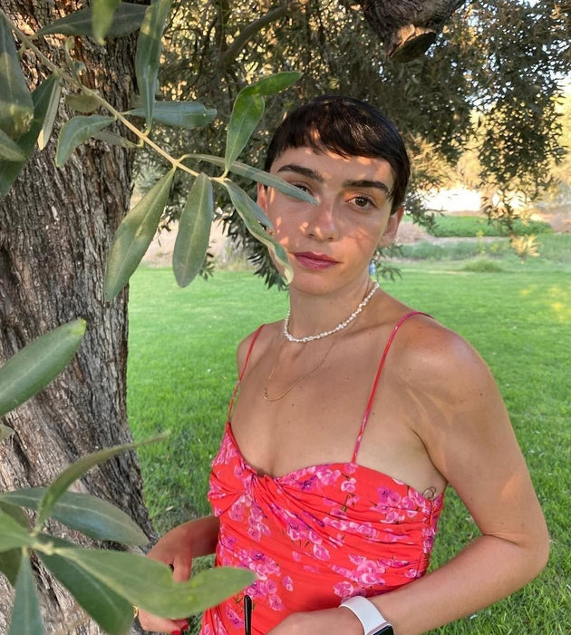 Sisters Kırmızı Kadın Çiçekli Elbise XS