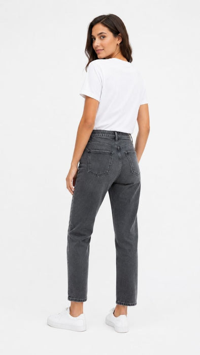 Massimo Dutti Antrasit Kadın Kot Pantolon XS