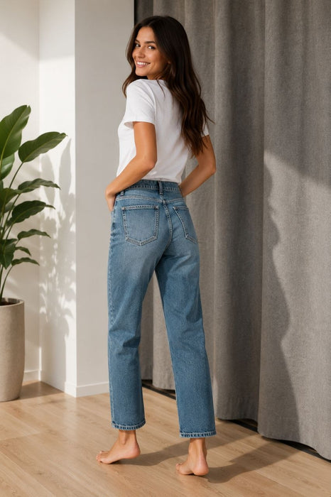 Massimo Dutti Mavi Kadın Kot Pantolon XS