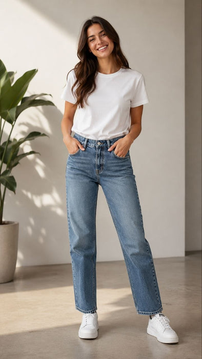 Massimo Dutti Mavi Kadın Kot Pantolon XS