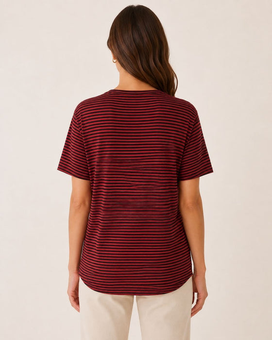 İsabel Marant Çizgili Kadın Tshirt S