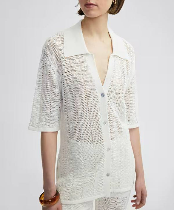 İpekyol Ekru Kadın Gömlek S