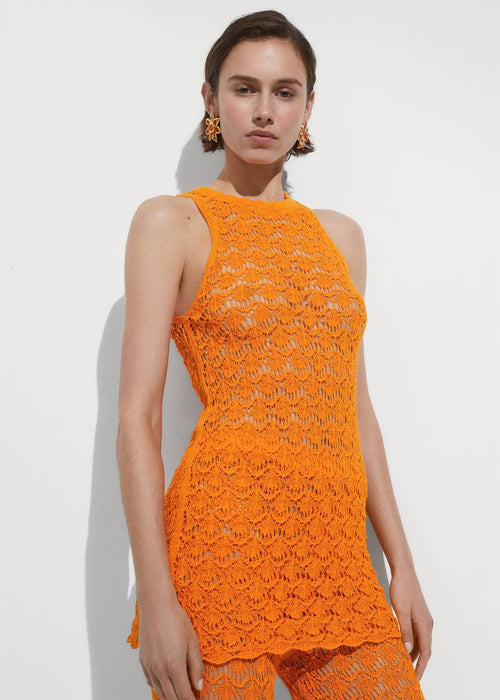 Mango Turuncu Kadın Elbise S