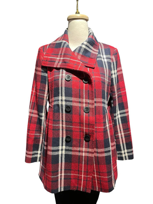 Twist Ekoseli Kadın Ceket L