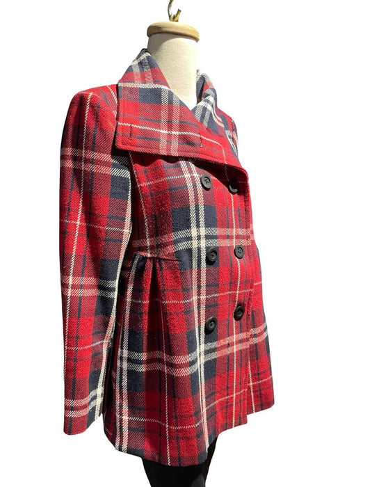 Twist Ekoseli Kadın Ceket L