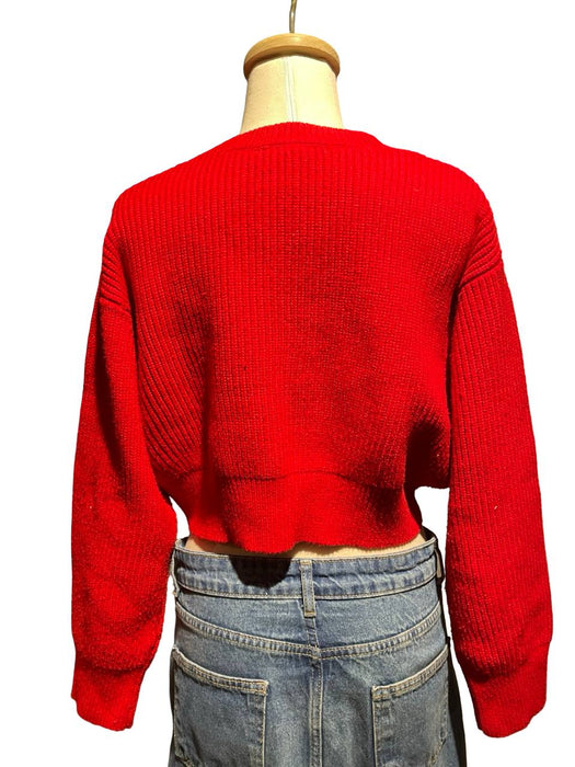 Zara Kırmızı Kadın Kazak S