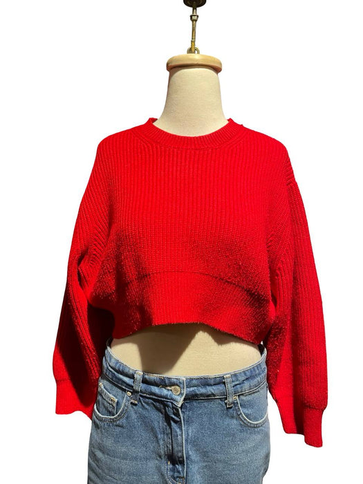 Zara Kırmızı Kadın Kazak S