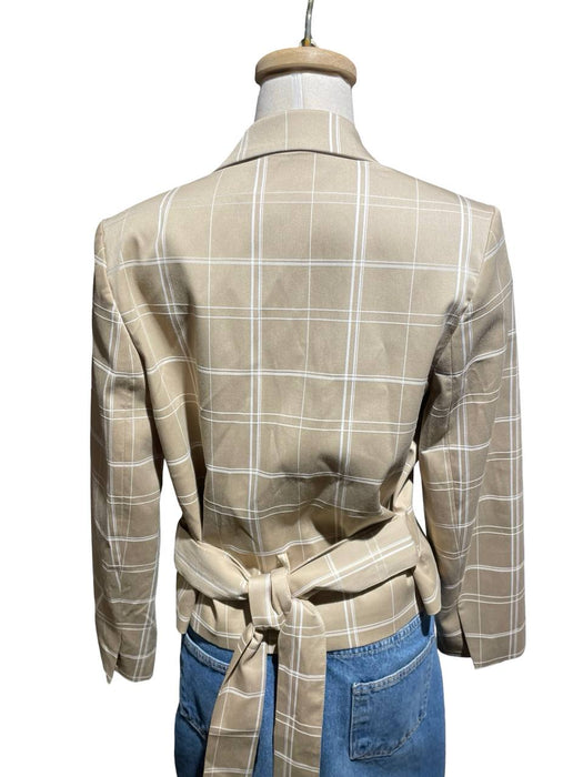 İpekyol Ekoseli Kadın Ceket S