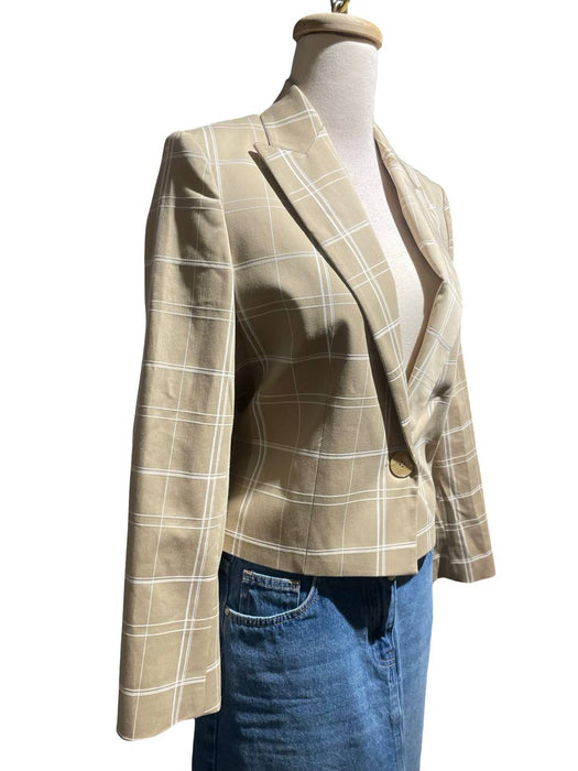 İpekyol Ekoseli Kadın Ceket S