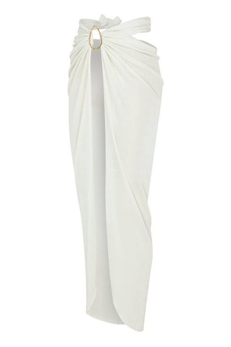 Raisa Vanessa Ekru Kadın Pareo Etek M