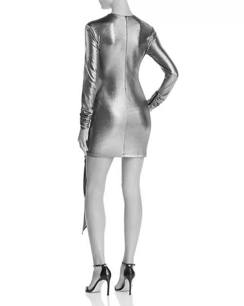 Ronny Kobo Gri Kadın Elbise XS