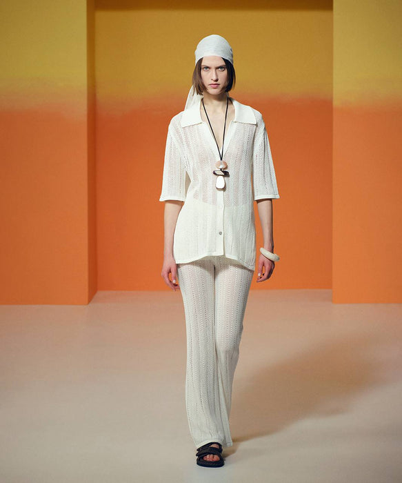 İpekyol Ekru Kadın Pantolon S