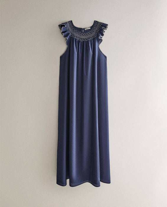 Zara Home Lacivert Kadın Elbise XS