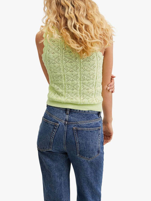 Mango Yeşil Kadın Örgü Bluz XS