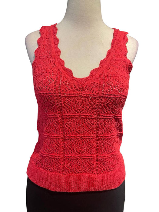 Mango Kırmızı Kadın Örgü Bluz XS