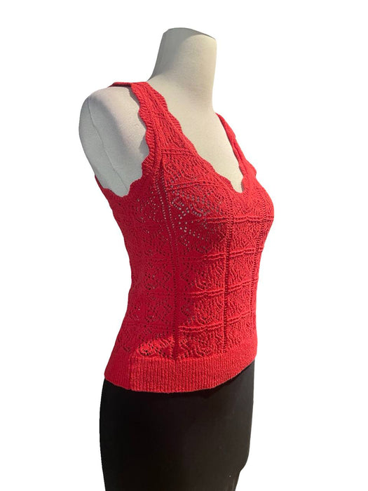 Mango Kırmızı Kadın Örgü Bluz XS