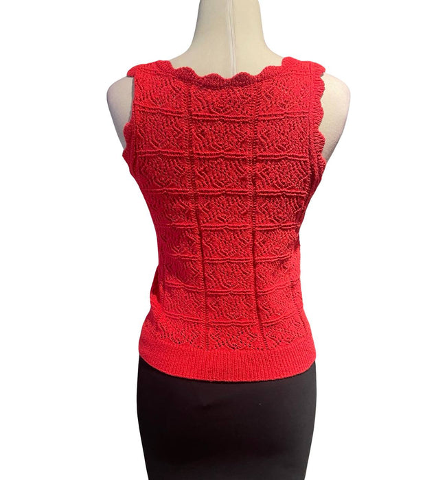 Mango Kırmızı Kadın Örgü Bluz XS