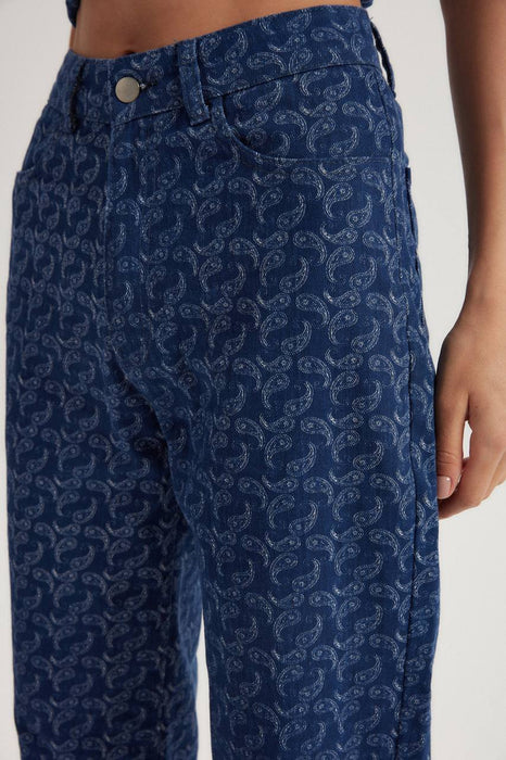 Muse For All Mavi Kadın Pantolon S