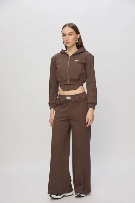 Sagaza Kahverengi Kadın Pantolon S