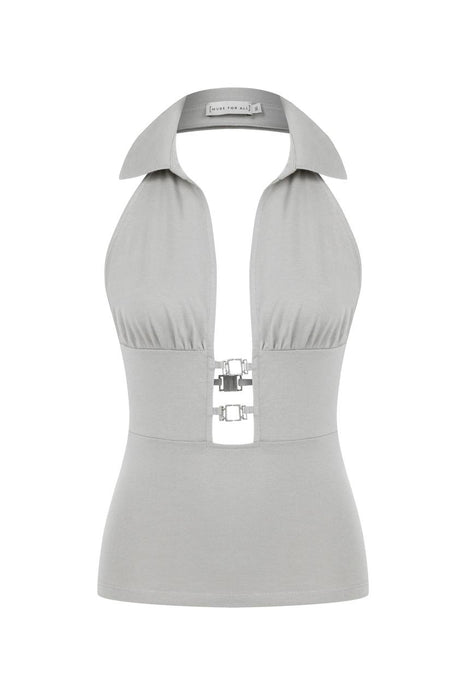 Muse For All Gri Kadın Bluz XS