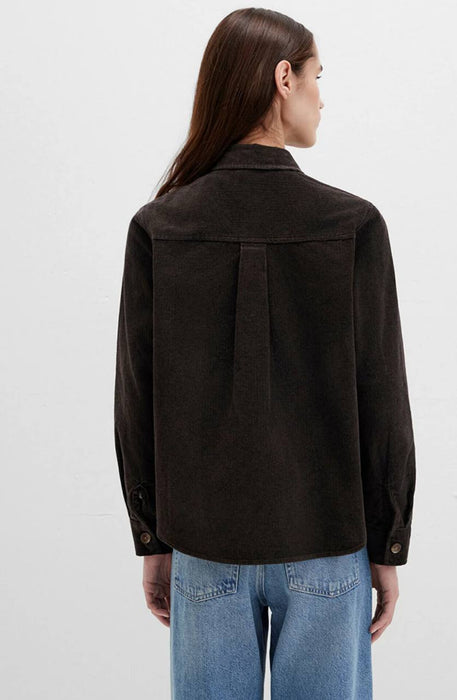 Mavi Kahverengi Kadın Gömlek L