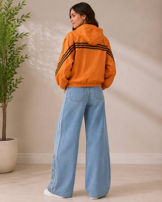 Adidas Turuncu Kadın Sweatshirt S
