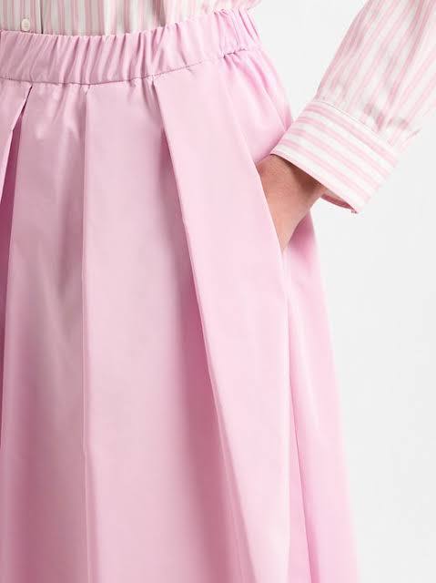 MaxMara Pembe Kadın Uzun Etek S