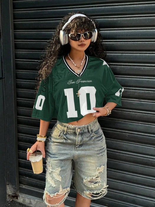 Shein Yeşil Kadın Tshirt L