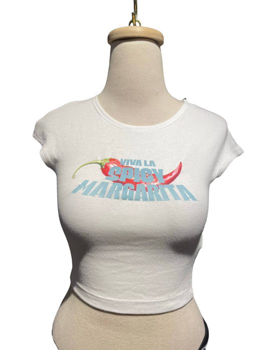 Zara Beyaz Kadın Tshirt S