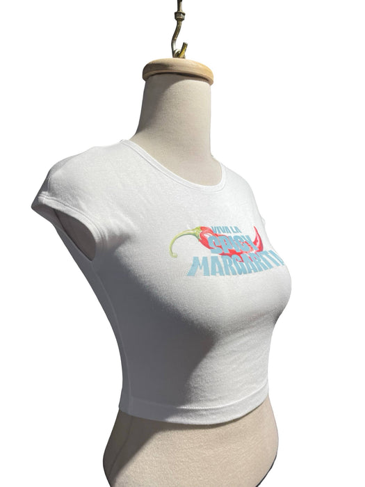 Zara Beyaz Kadın Tshirt S