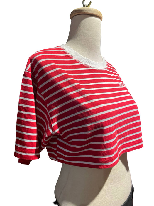 Hole Academia Çizgili Kadın Tshirt S