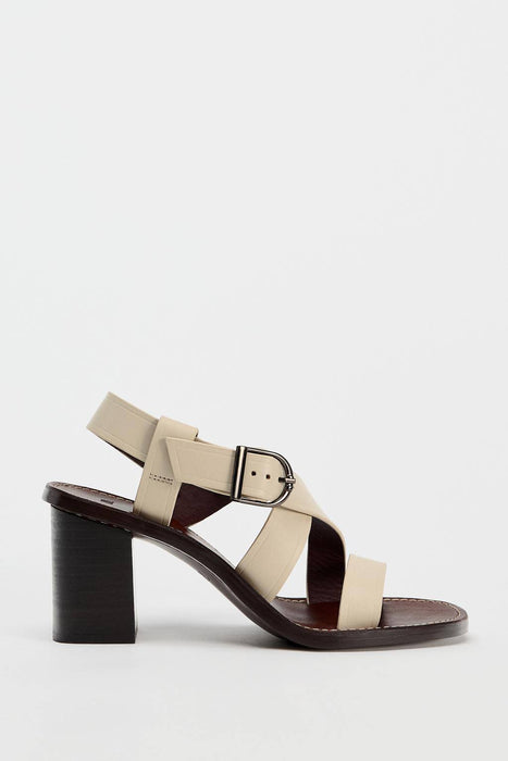 Zara Bej Kadın Sandalet 36