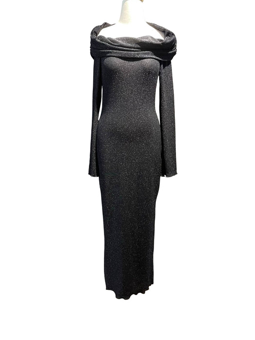 Mome Siyah Kadın Elbise S