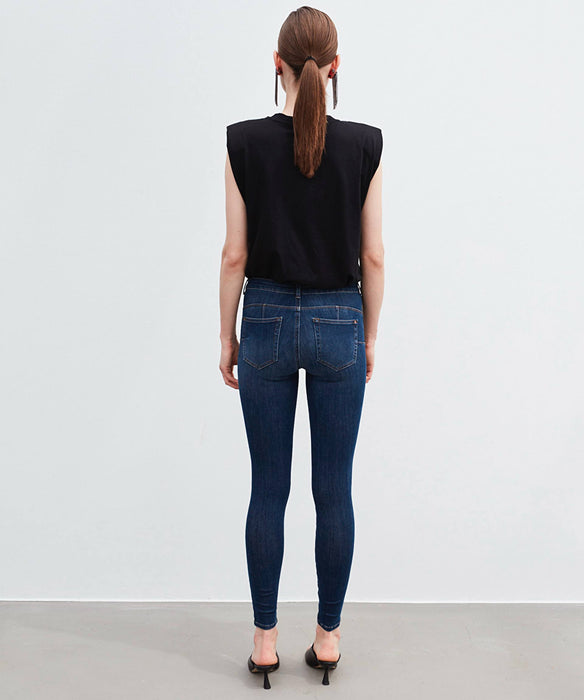 İpekyol Mavi Kadın Denim Pantolon S