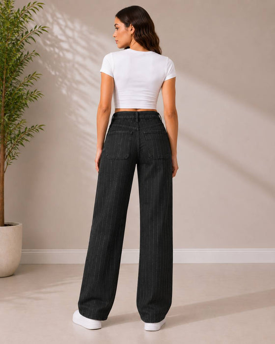 Forever 21 Siyah Kadın Taşlı Pantolon XS