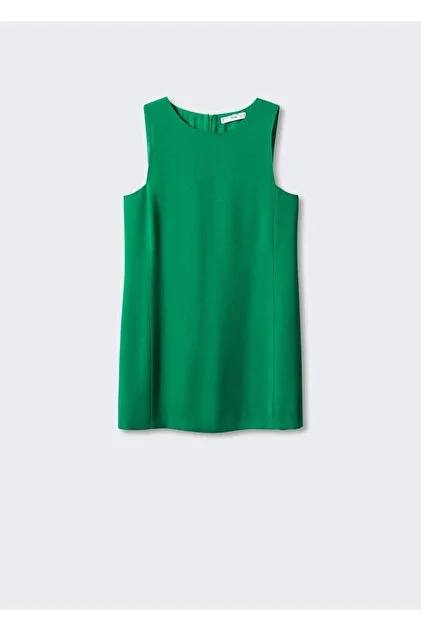 Mango Yeşil Kadın Elbise XS