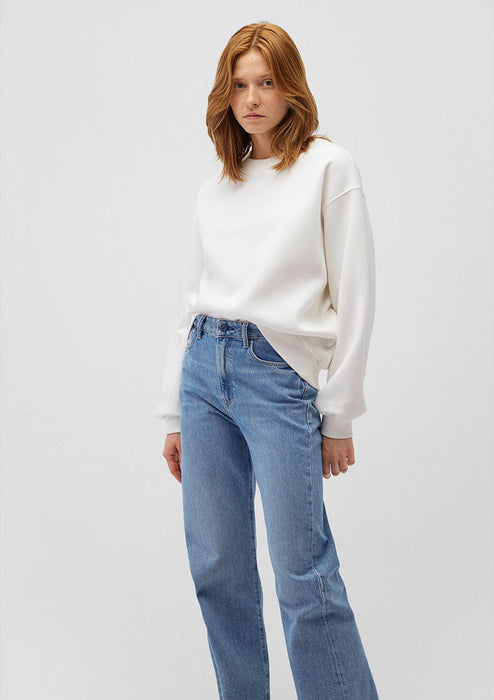 Mavi Beyaz Kadın Sweatshirt XS