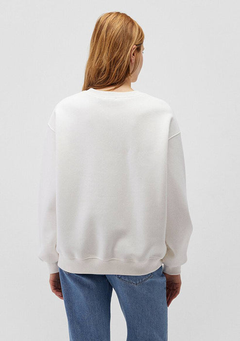 Mavi Beyaz Kadın Sweatshirt XS