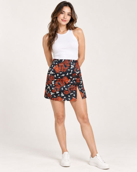Zara Çok Renkli Kadın Kısa Etek XS