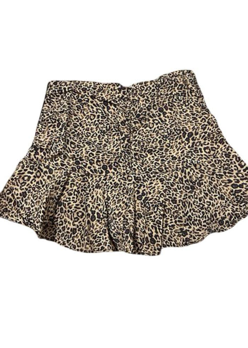 Zara Leopar Kadın Şort Etek XS