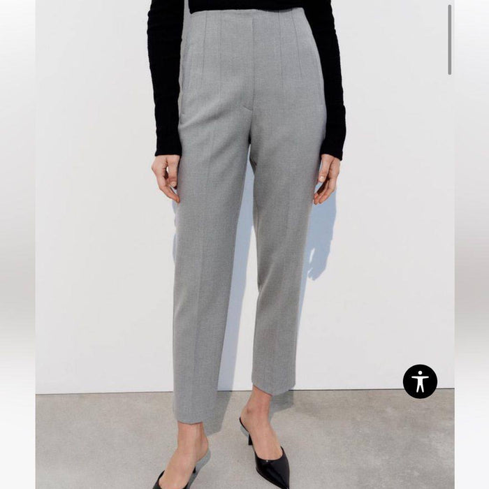 Zara Gri Kadın Pantolon XS
