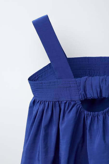 Zara Mavi Çoçuk Elbise 13-14 Yaş