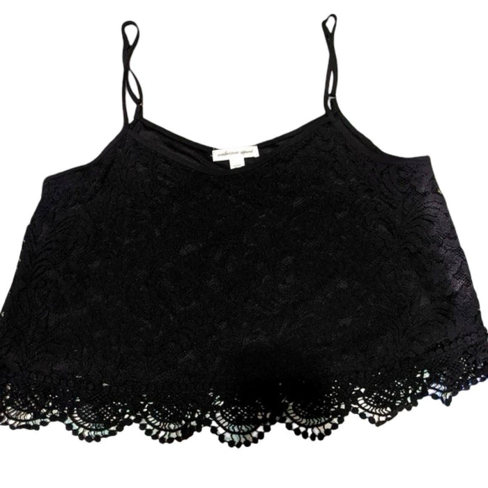 Ambiance Siyah Kadın Askılı Bluz S