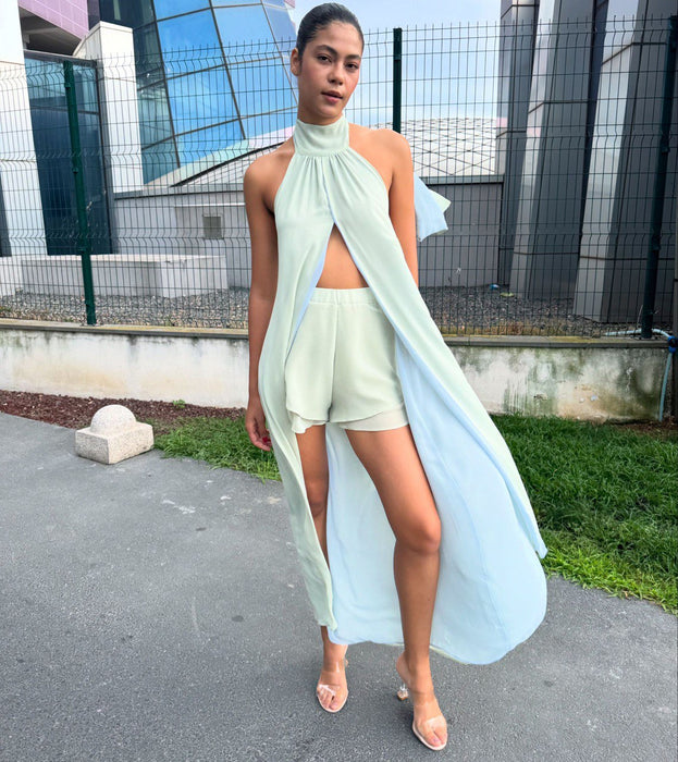 Nil Aydın Yeşil Kadın Bluz S