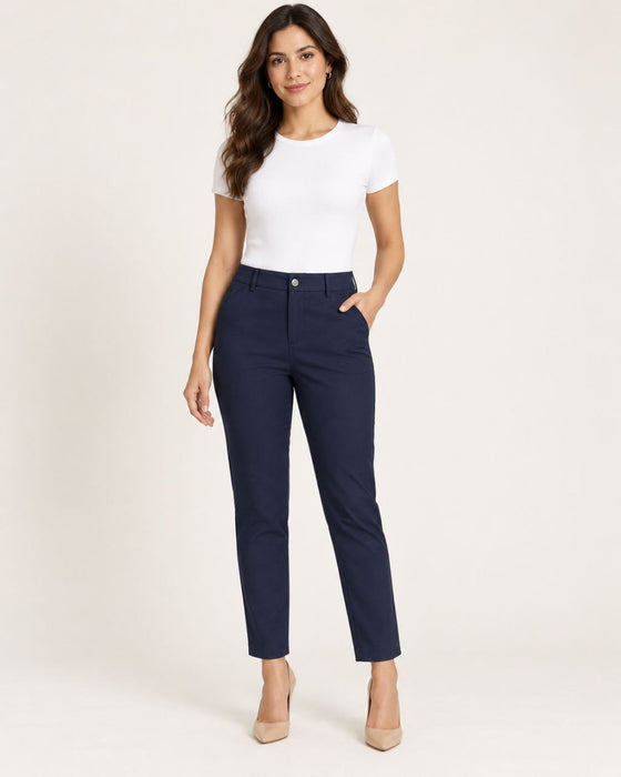 Ralph Lauren Lacivert Kadın Pantolon L