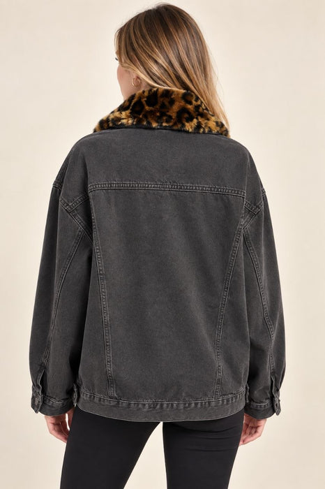 Mavi Siyah Kadın Denim Ceket L