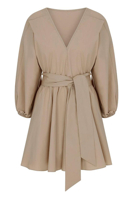 PIA Brand Bej Ria Kadın Elbise M