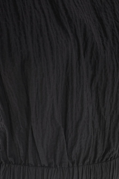 PIA Brand Siyah Tia Kadın Crop Bluz L