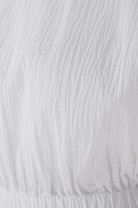 PIA Brand Beyaz Tia Kadın Crop Bluz L