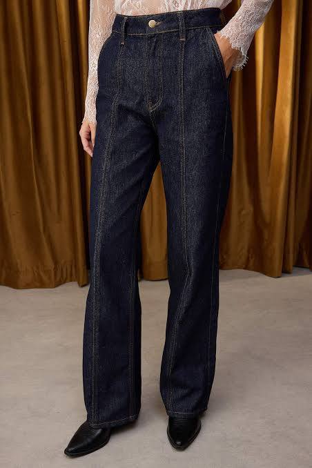 Trendyol Lacivert Kadın Denim Pantolon XS